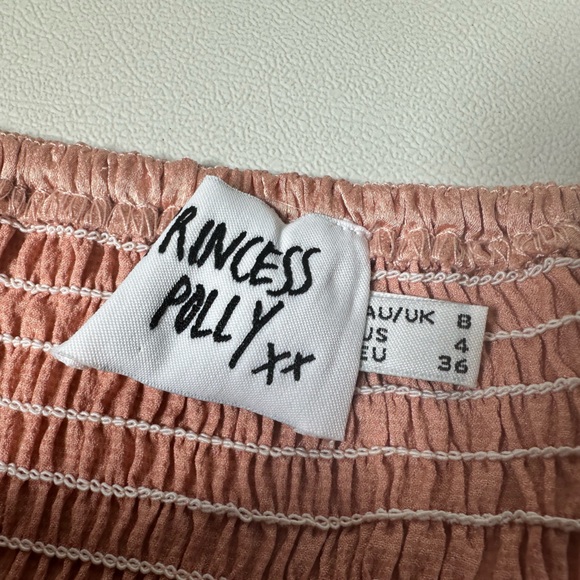 Princess Polly Satin Tie Front Balloon Sleeve Blouse - Picture 7 of 8